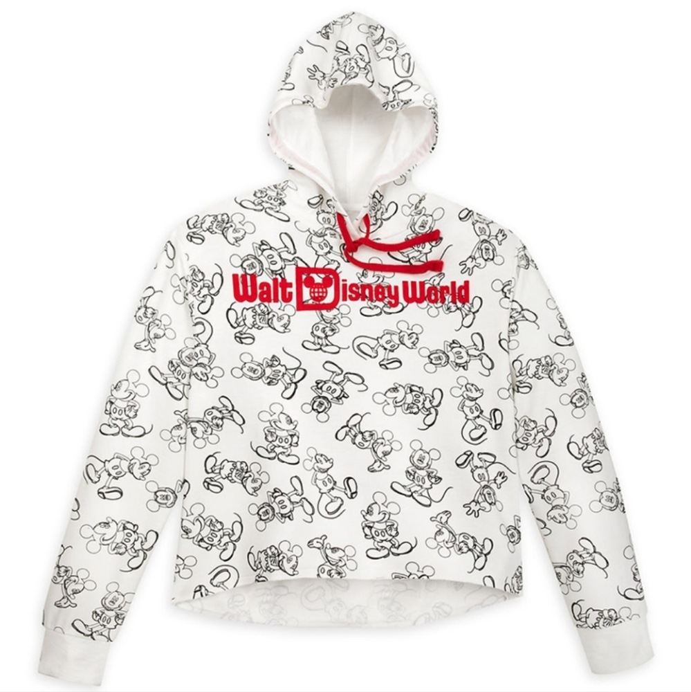Disney Women's Pullover Hoodie - Walt Disney World - Mickey Mouse Sketch Art